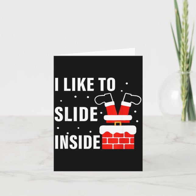 Tarjeta I Like To Ride On Top I Like To Slide Inside Coupl (Anverso)