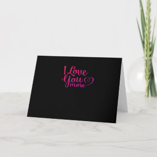 Tarjeta I Love You More Soft Minimal Design 