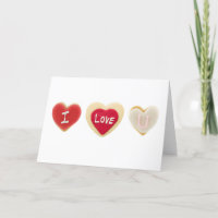 I Luv You Card