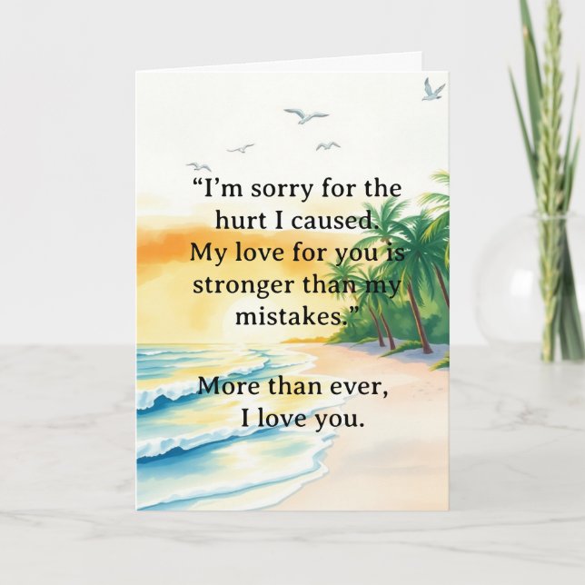 Tarjeta I’m Sorry Relationship Card (Anverso)