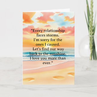 Tarjeta I’m Sorry Relationship Card