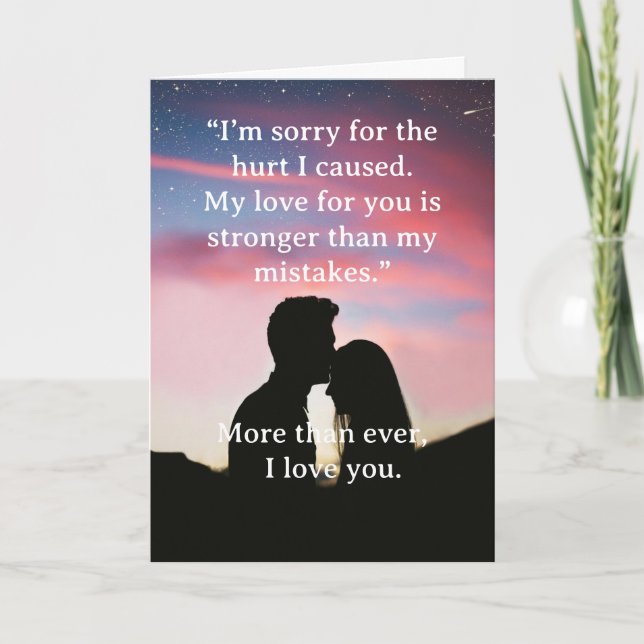 Tarjeta I’m Sorry Relationship Card (Anverso)
