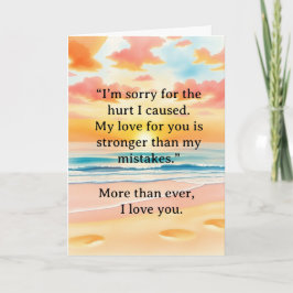 Tarjeta I’m Sorry Relationship Card