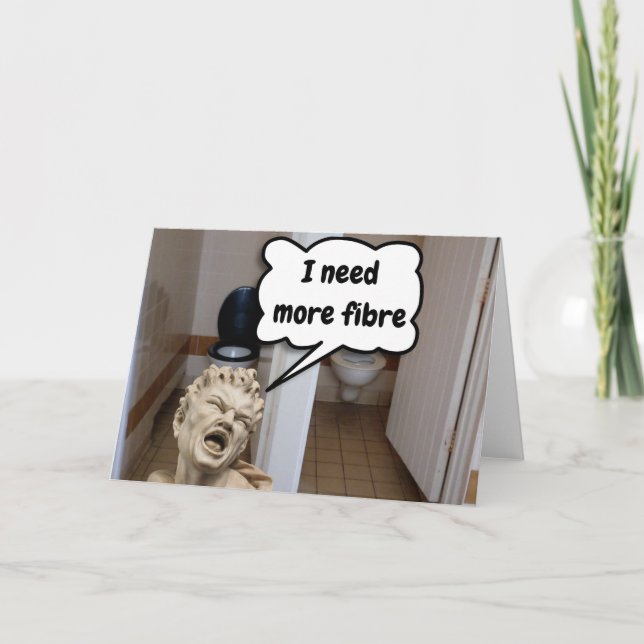 Tarjeta I need more fibre. (Anverso)