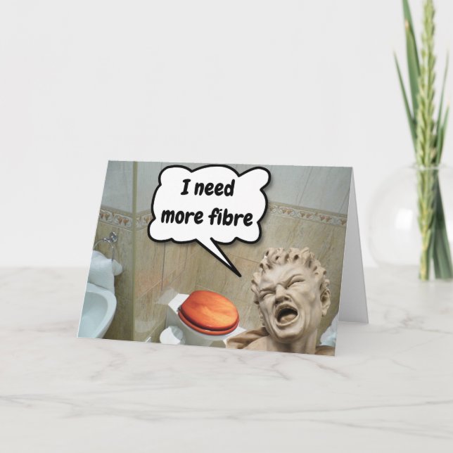 Tarjeta I need more fibre. (Anverso)