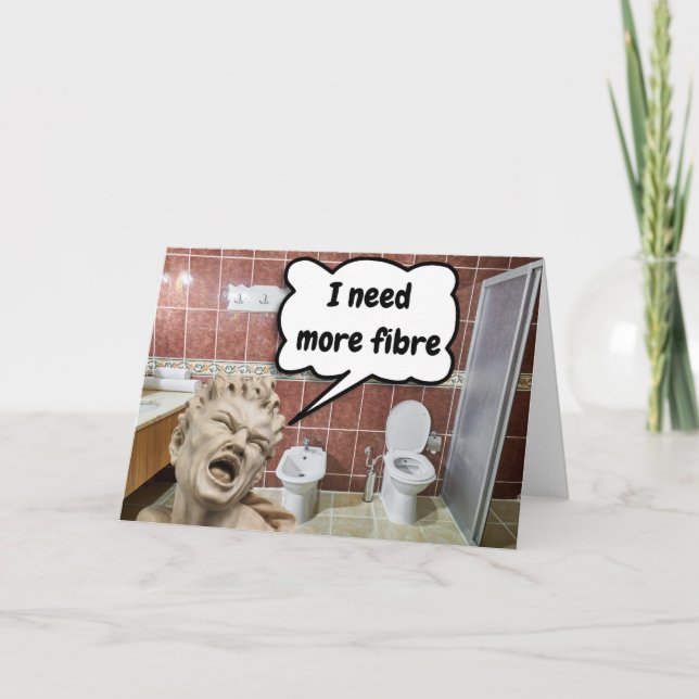 Tarjeta I need more fibre. (Anverso)