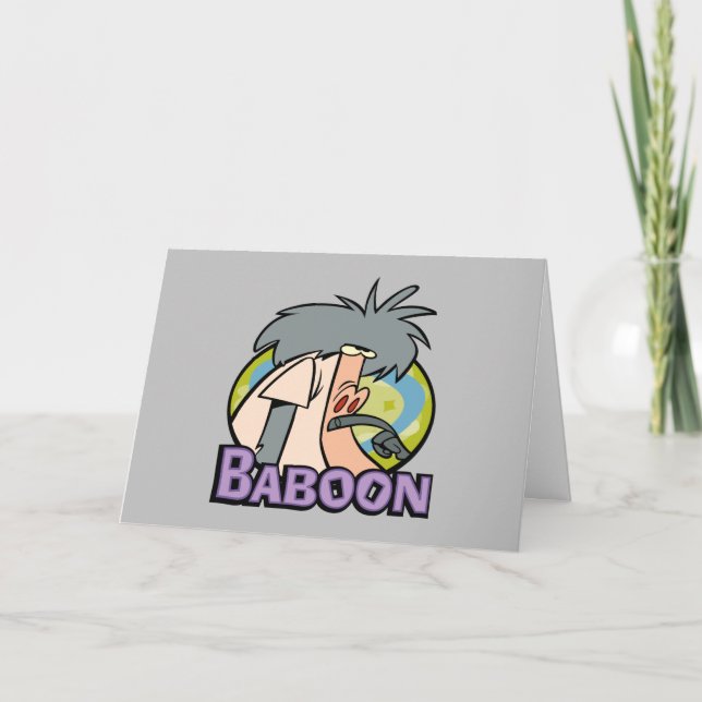 Tarjeta I.R. Baboon Character Badge (Anverso)