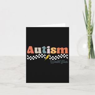 Tarjeta I Rock the Spectrum Autism World Tour Autism Aware