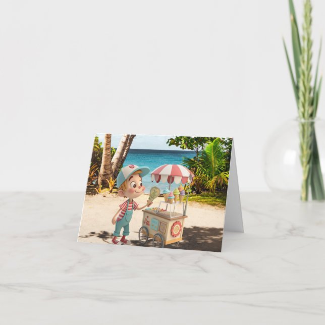 Tarjeta I Scream Cone (Anverso)