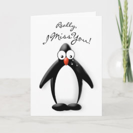 TARJETA I SRTA. YOU - COLECCIÓN DEL PINGÜINO - AMOR