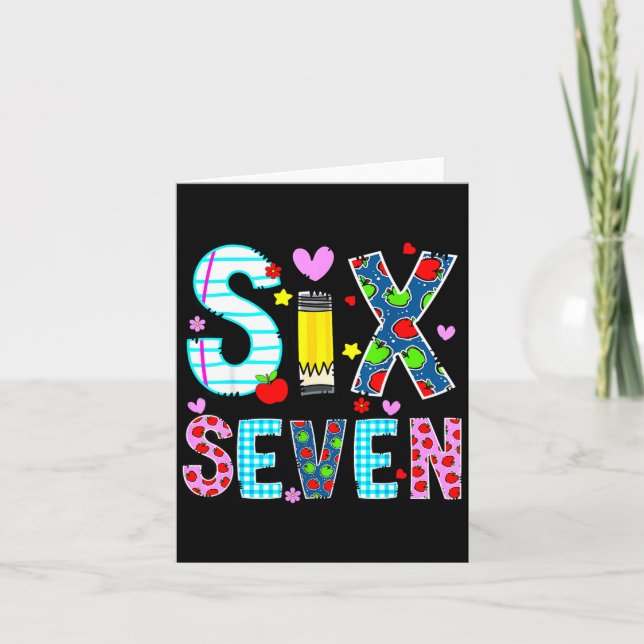 Tarjeta I Survived 67 Days Of School Funny Meme Teacher St (Anverso)