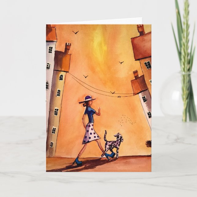 Tarjeta I y el Dalmatian (Anverso)