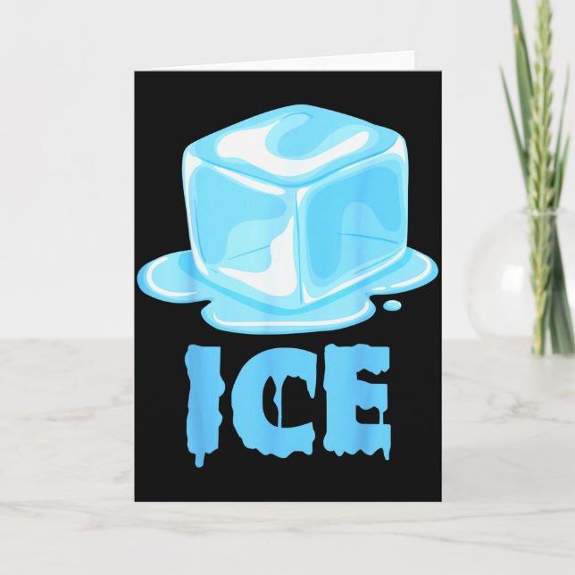 Tarjeta Ice Bag Funny Halloween Christmas Costume  (Anverso)