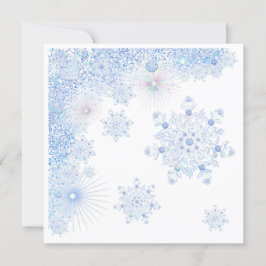 Tarjeta Ice Blue Snowflake