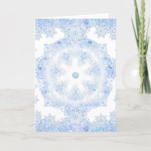 Tarjeta Ice Blue Snowflake