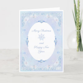 Tarjeta Ice Blue Snowflake