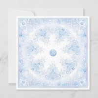 Ice Blue Snowflake
