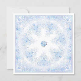 Tarjeta Ice Blue Snowflake