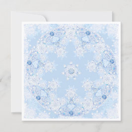 Tarjeta Ice Blue Snowflake
