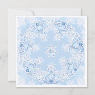 Tarjeta Ice Blue Snowflake