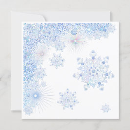 Tarjeta Ice Blue Snowflake