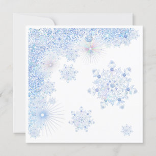 Tarjeta Ice Blue Snowflake