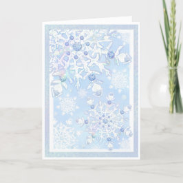 Tarjeta Ice Blue Snowflake