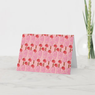 Tarjeta Ice cream pattern   Lollies pattern   lollipop 2