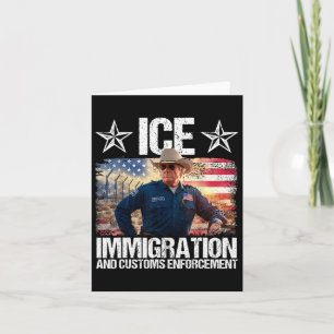 Tarjeta Ice Funny Trump Inmigración Y Personalizados