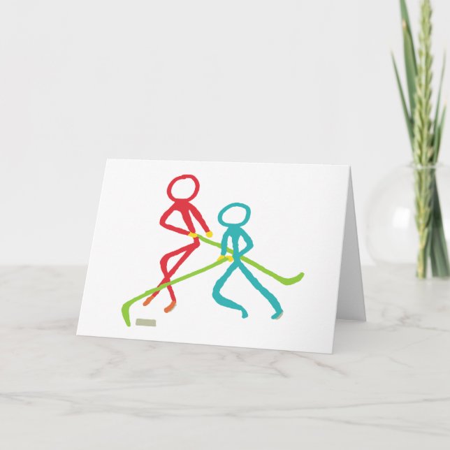 Tarjeta Ice Hockey Stickmen (Anverso)