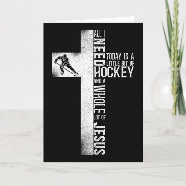 Tarjeta Ice Hockey Vintage (1)  (Anverso)