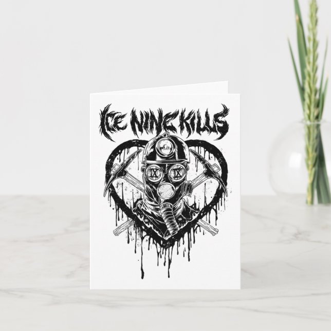 Tarjeta Ice Nine Kills – Máscara de San Valentín  (Anverso)