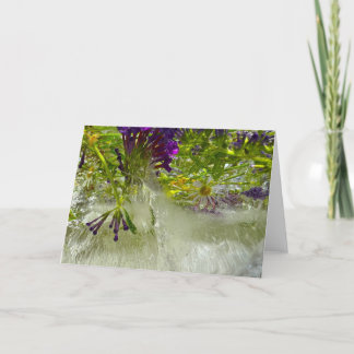 Tarjeta Iced Lilies,