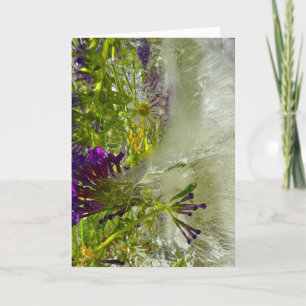 Tarjeta Iced Lilies,