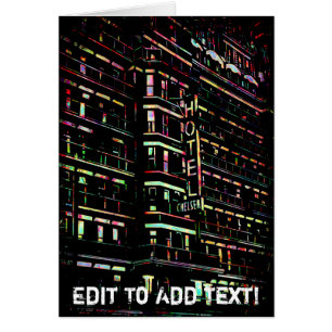 Tarjeta Iconic Hotel Chelsea New York