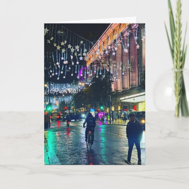 Tarjeta Iconic London - Christmas (Anverso)