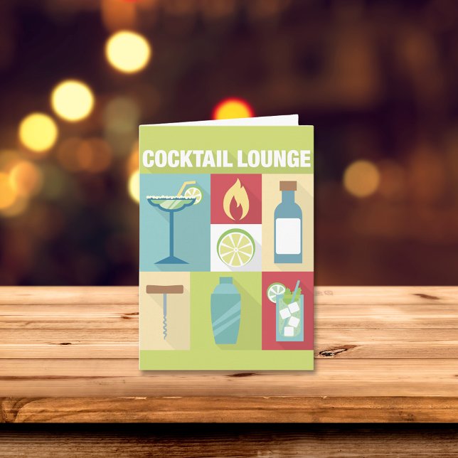 Tarjeta Icónico profesional del camarero diseñado (Subido por el creador)