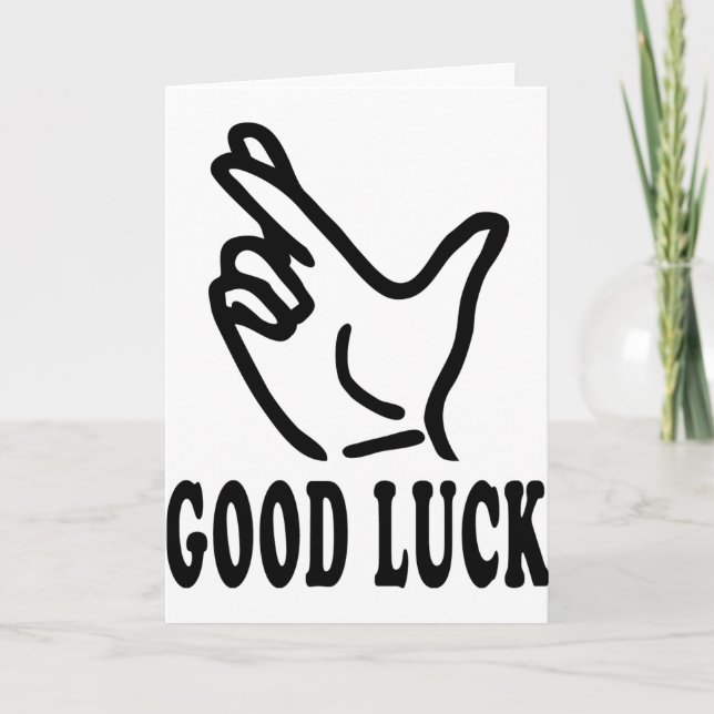 Tarjeta icono de buena suerte (Anverso)