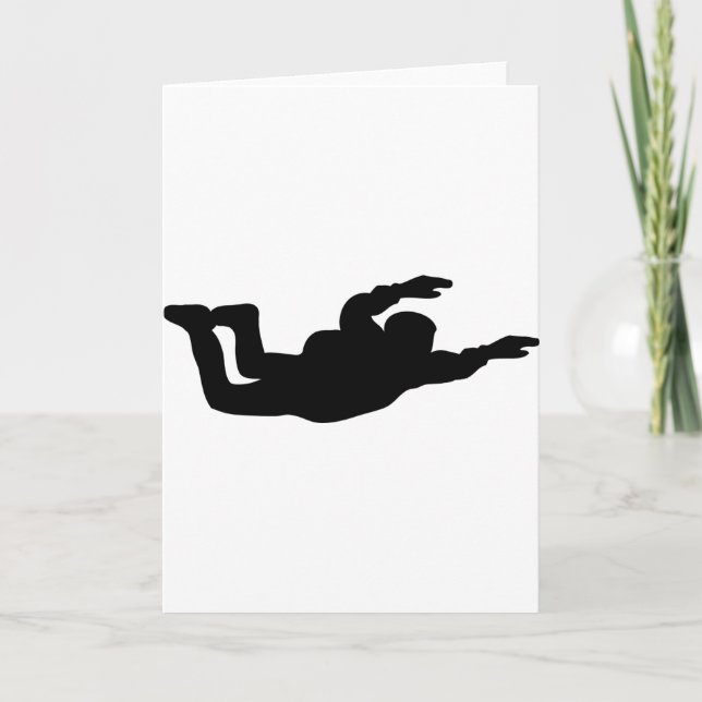 Tarjeta icono del paracaidismo ascensional (Anverso)
