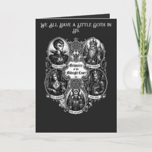 Tarjeta Iconos Infernal El Grimorio Gótico