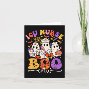 Tarjeta Icu Boo Crew Costume Graciosa Enfermera Fantasma H