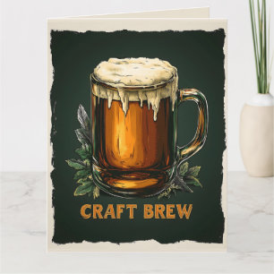 Tarjeta Icy Mug del Ilustracion Craft Brew