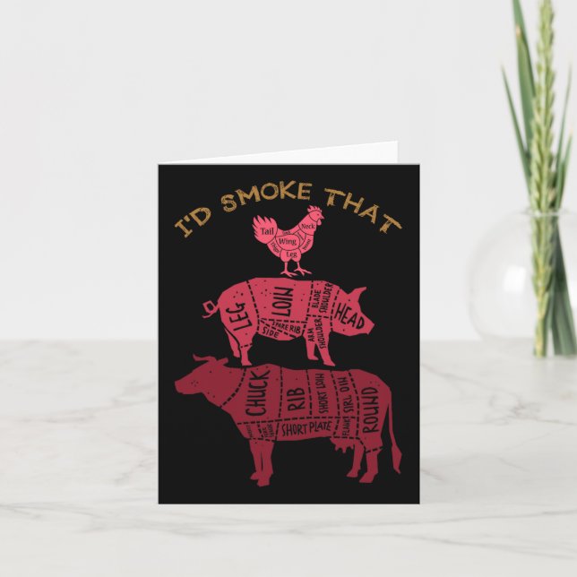 Tarjeta Id Fumar Esa Barbacoa (Anverso)