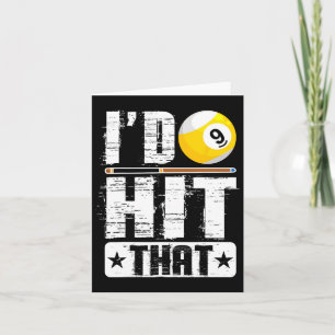 Tarjeta Id. Golpear El Ventilador Del Billiards Pool