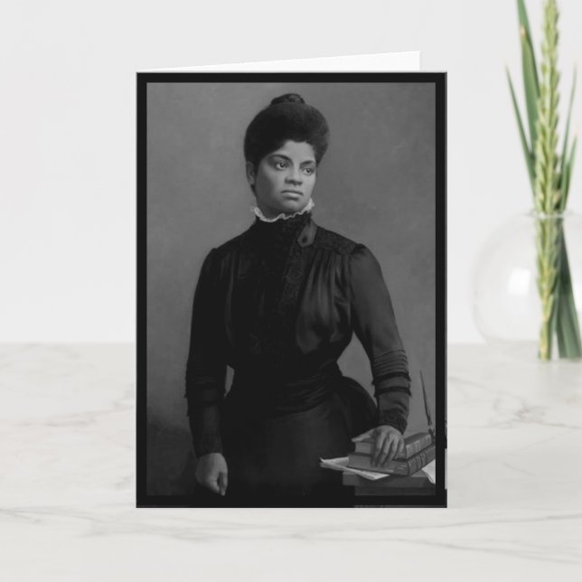 Tarjeta Ida B. Wells Suffrage y Líder de los Derechos Civi (Anverso)
