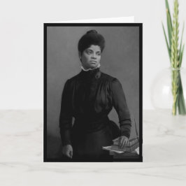 Tarjeta Ida B. Wells Suffrage y Líder de los Derechos Civi