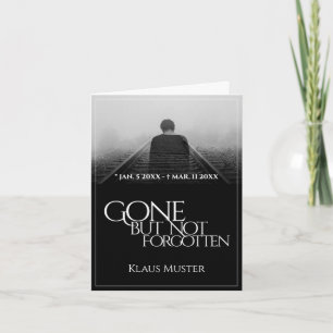 Tarjeta Ida pero no olvidada - Oscura