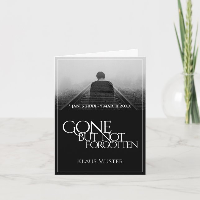 Tarjeta Ida pero no olvidada - Oscura (Anverso)