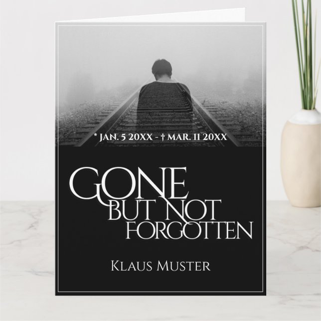 Tarjeta Ida pero no olvidada - Oscura (Anverso)