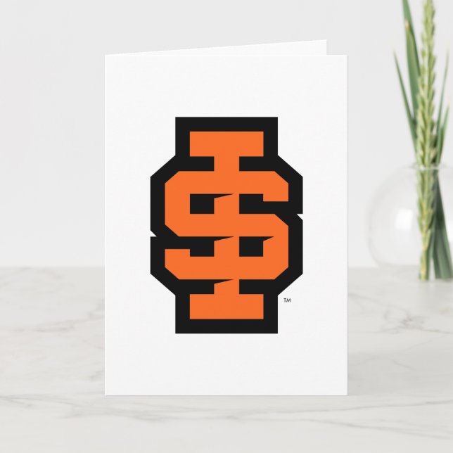 Tarjeta Idaho State University Bold Bengala Logo (Anverso)